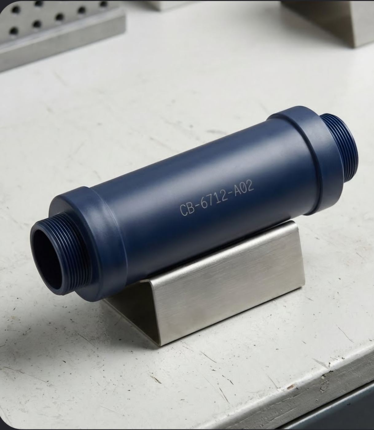 Cerablock capsule mounted on a steel bracket